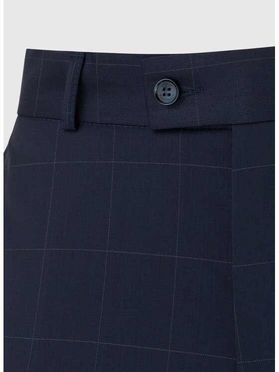 Pako Lorente Pako Lorente Spodnie garniturowe P23WP-6G-036 Granatowy Slim Fit