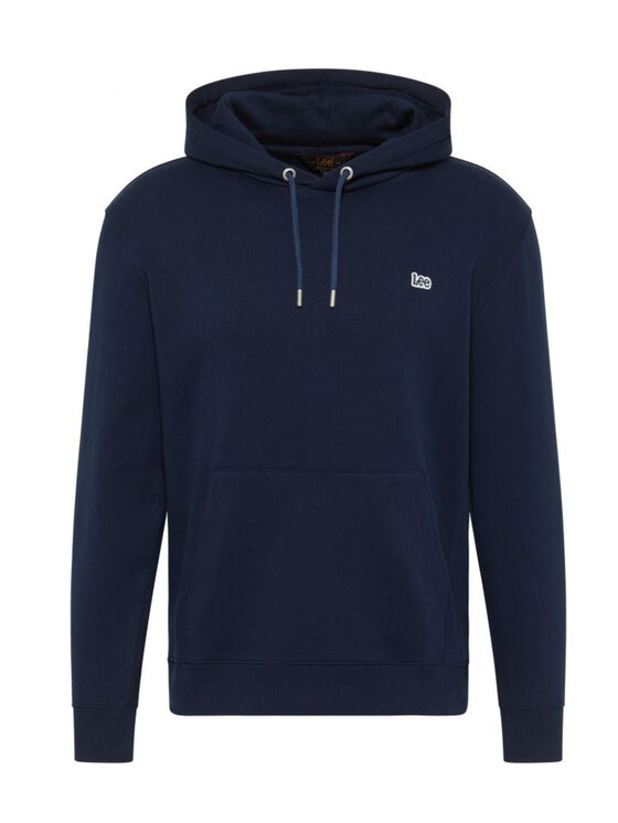 Lee Lee Felpa PLAIN HOODIE Blu Regular Fit