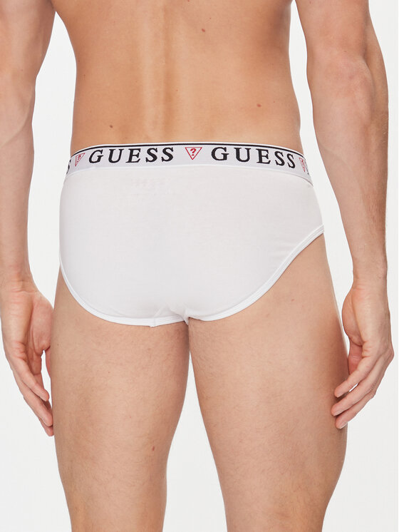 Guess Guess Set od 3 para muških slip gaća U97G00 KCD31 Bijela