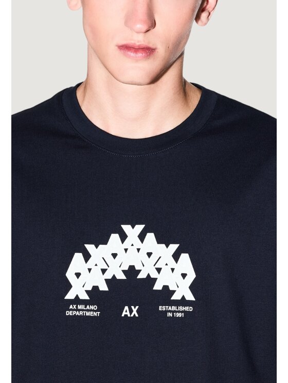 Armani Exchange Armani Exchange T-shirt XM001909 AF10362 Blu Casual Fit