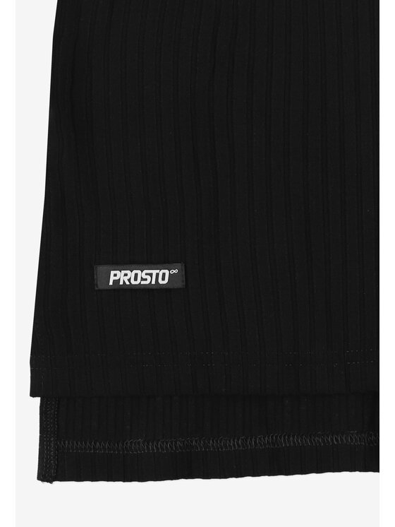 PROSTO. PROSTO. Longsleeve Bamboo Czarny Regular Fit