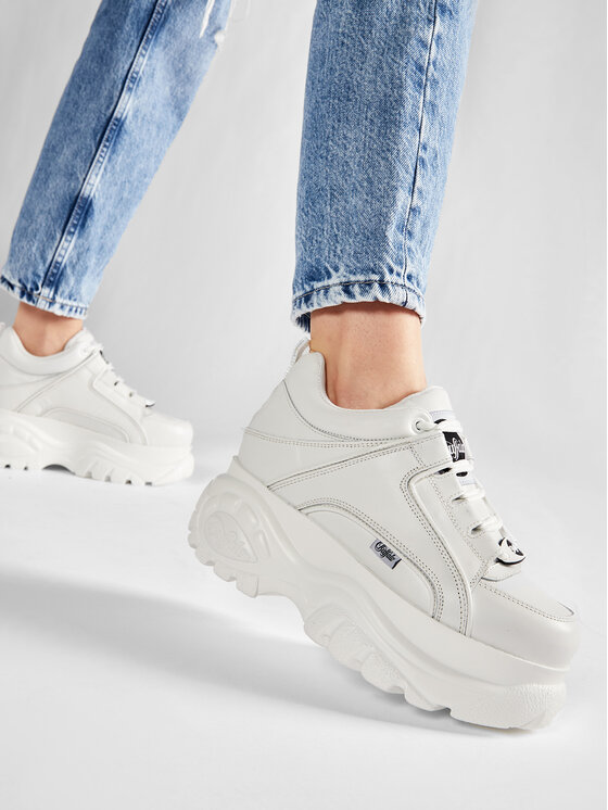 Buffalo Buffalo Sneakers BN1533230 Alb