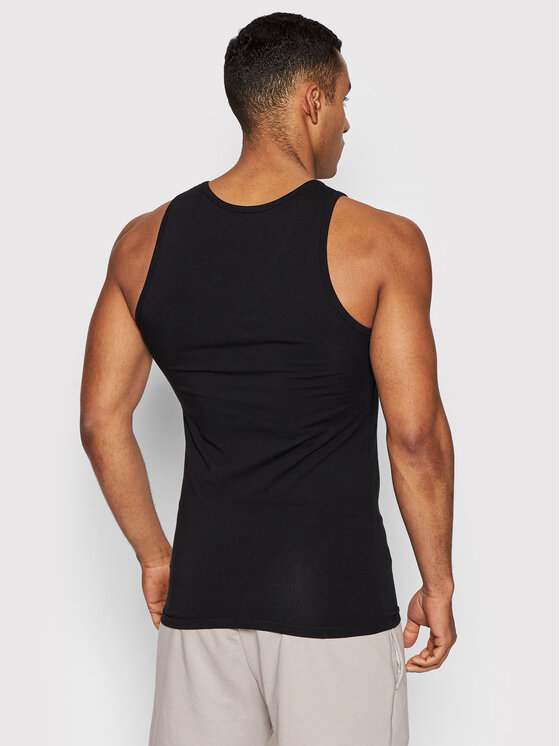 United Colors Of Benetton United Colors Of Benetton Tank top 3OP82H257 Czarny Regular Fit