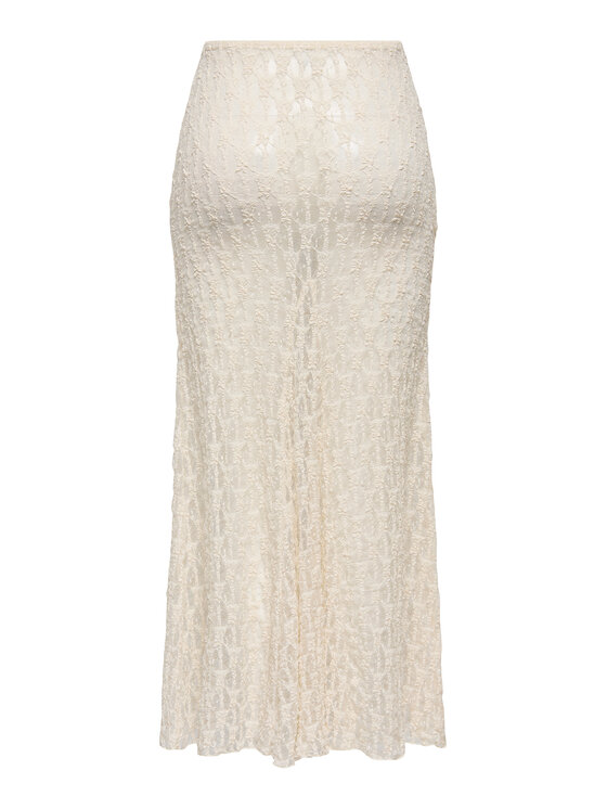 ONLY ONLY Spódnica maxi Aya 15375833 Brązowy ciemny Regular Fit
