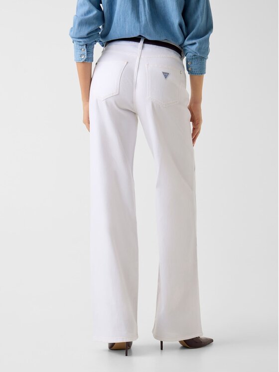 Guess Guess Jeansy 181607 Biały Relaxed Fit