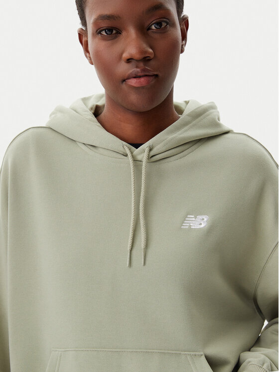 New Balance New Balance Majica dugih rukava WT41507 Zelena Relaxed Fit