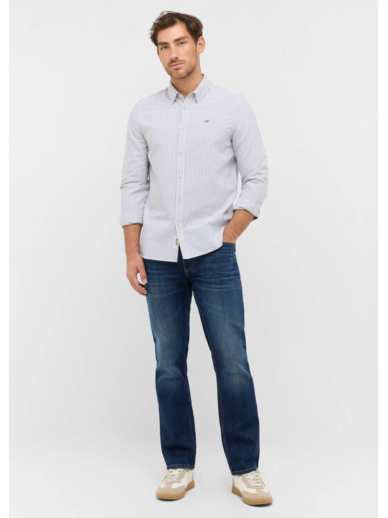 Mustang Mustang Camicia Style Edinburg Bianco Regular Fit
