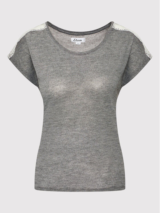 Etam Etam Maglietta del pigiama Warm Day 6524553 Grigio Regular Fit