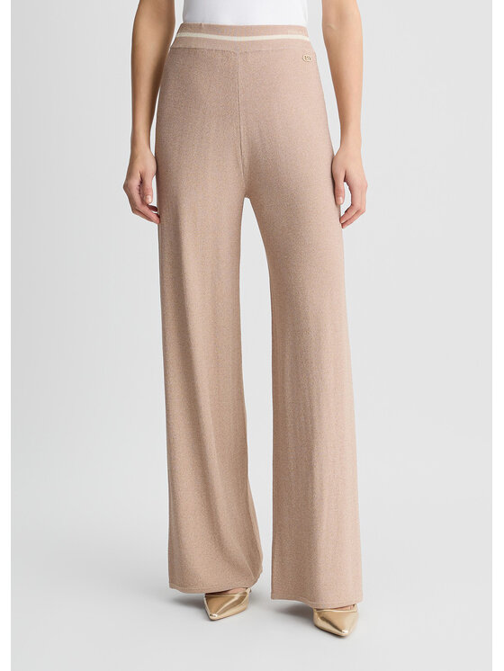 Liu Jo Pantaloni di tessuto TA5035MS014A4323 Beige Regular Fit