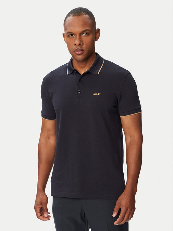 BOSS Tricou polo Paddy 50469055 Bleumarin Regular Fit