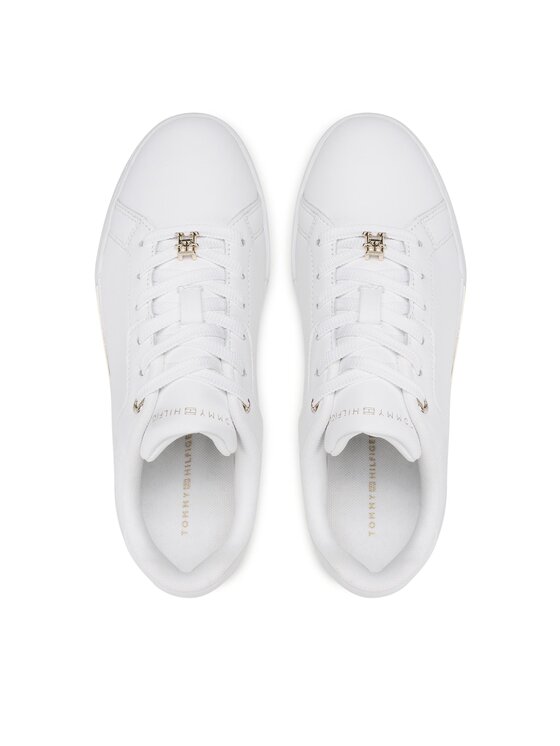 Tommy Hilfiger Tommy Hilfiger Αθλητικά Court Golden FW0FW07116 Λευκό