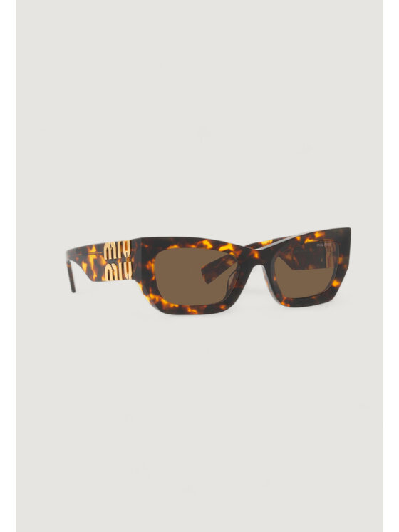 Miu Miu Miu Miu Okulary przeciwsłoneczne 0MU 09WS Beżowy