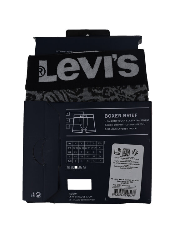 Levi's® Levi's® Bokserki Levi's Boxer 2 Pairs Briefs Szary