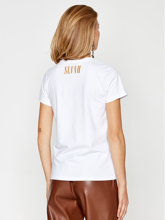 Silvian Heach Silvian Heach Póló PGA20652TS Fehér Regular Fit