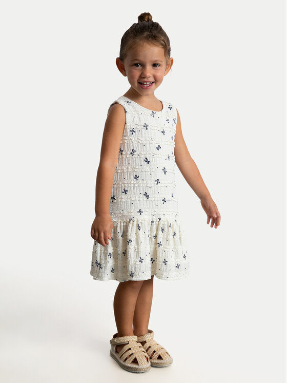 Mayoral Mayoral Vestito elegante 3945 Écru Regular Fit