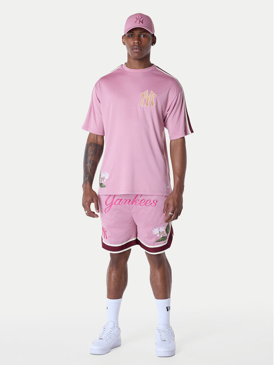 New Era New Era Sportiniai šortai New York Yankees MLB Floral 60596339 Rožinė Regular Fit