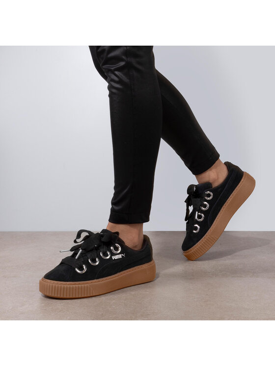 Puma platform top kiss suede