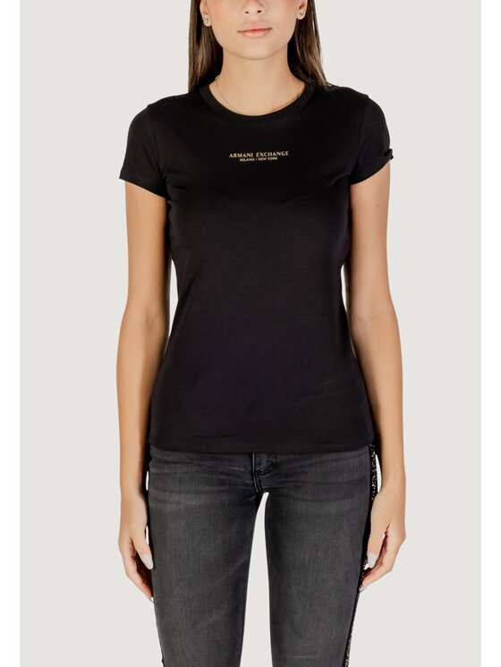 Armani Exchange Armani Exchange T-shirt XW001455 AF10356 Nero Casual Fit