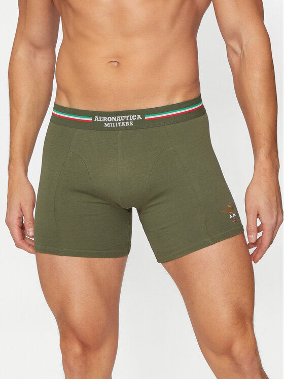 Aeronautica Militare Aeronautica Militare Set di 2 boxer AM1UBX002 Verde