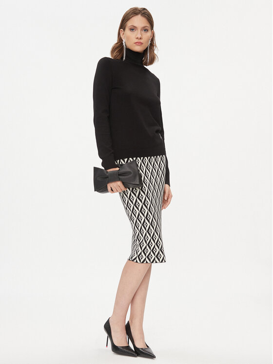 Elisabetta Franchi Elisabetta Franchi Ravno krilo GK-81B-36E2 Pisana Slim Fit