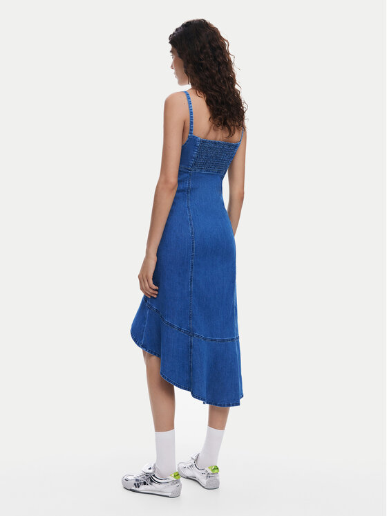 Desigual Desigual Jeanskleid Munich 25SWVD07 Blau Regular Fit