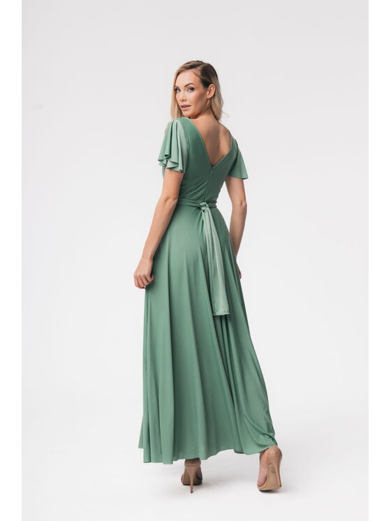 Aurora Aurora Sukienka elegancka Abelia pistacja Zielony Feminine Fit