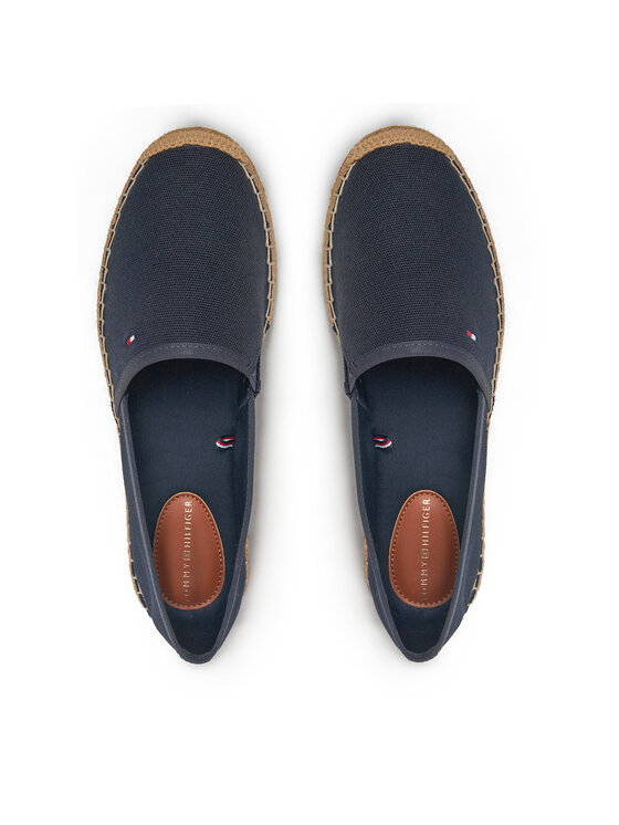Tommy Hilfiger Tommy Hilfiger Espadrilles Flag Canvas Espadrille FW0FW08541 Dunkelblau