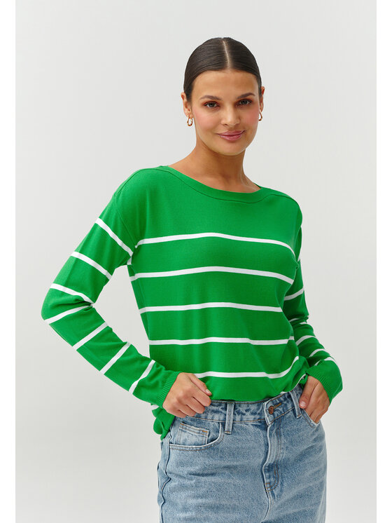 TATUUM TATUUM Sweter DROP 1 Zielony Classic Fit