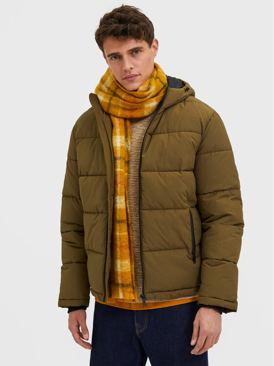 Selected Homme Selected Homme Μπουφάν χειμωνιάτικο Harry 16084886 Πράσινο Regular Fit