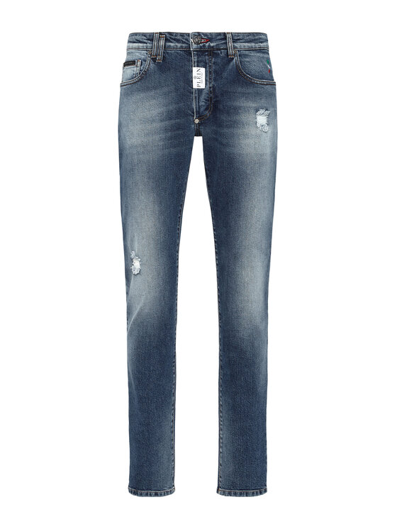 PHILIPP PLEIN PHILIPP PLEIN Jeansy 609 Niebieski Straight Leg