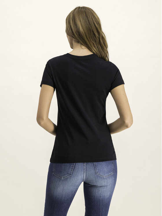 Armani Exchange Armani Exchange Marškinėliai 6GYTFA YJ16Z 1200 Juoda Regular Fit