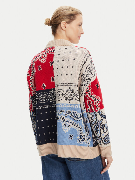 Weekend Max Mara Weekend Max Mara Kardigan Baobab 2525346051 Kolorowy Relaxed Fit