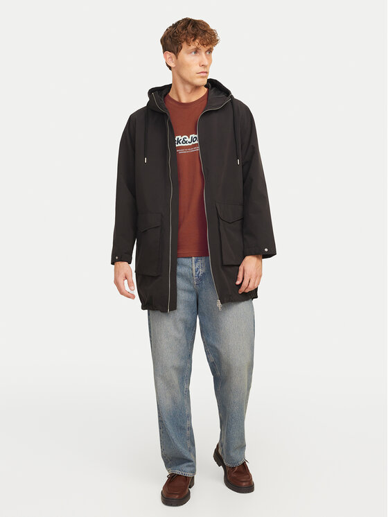 Jack & Jones Jack & Jones T-Shirt Vesterbro 12265740 Brązowy Relaxed Fit