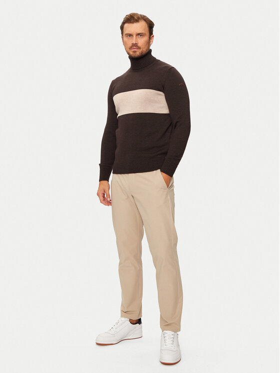 Paul&Shark Paul&Shark Rollkragenpullover 14311063 Beige Regular Fit