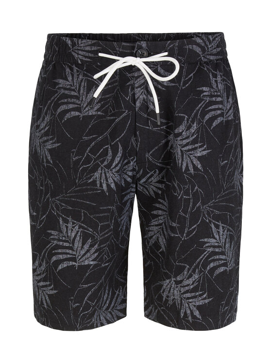 Tom Tailor Denim Tom Tailor Denim Auduma šorti 1037042 Melns Regular Fit