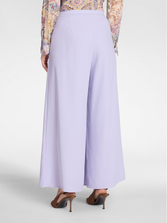 Elena Mirò Elena Mirò Spodnie materiałowe P022P000473N0A9 Fioletowy Regular Fit