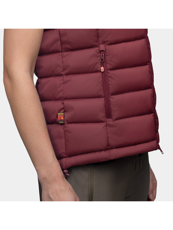 Alpinus Alpinus Kamizelka Aluta Bordowy Regular Fit