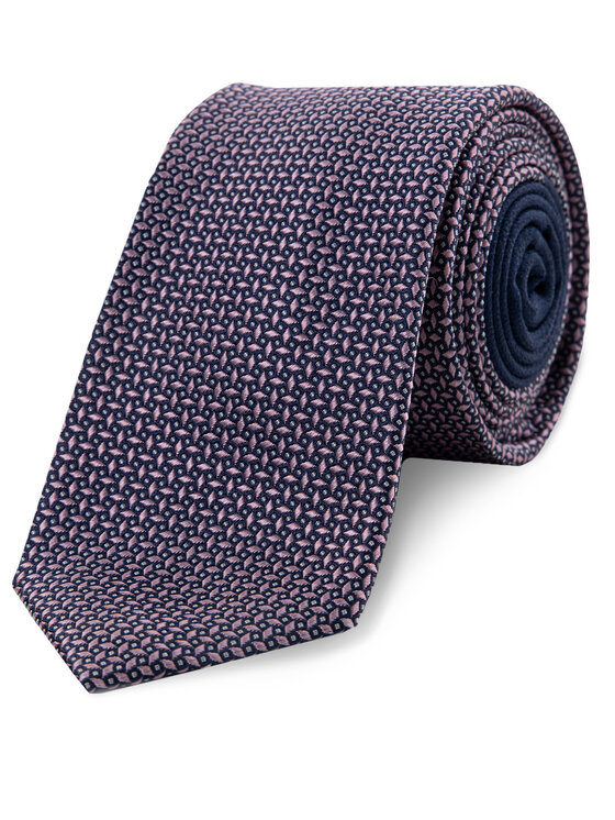 Tommy Hilfiger Tailored Krawat Design TT0TT06089 Różowy