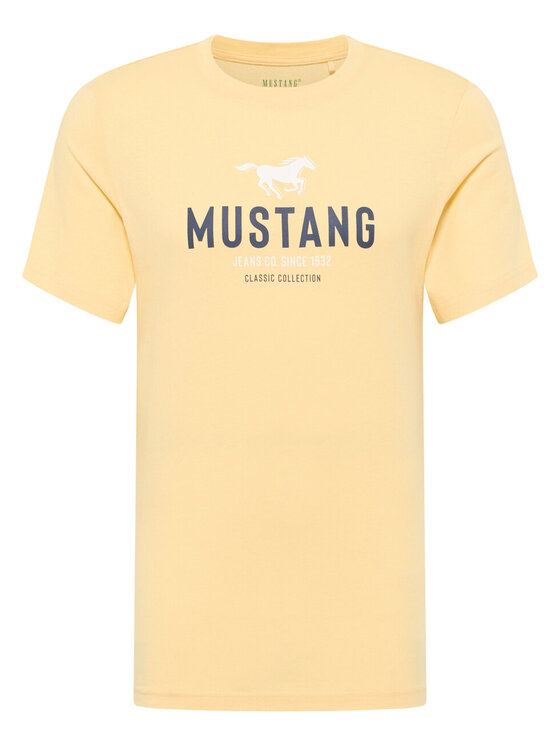 Mustang Mustang T-shirt AUSTIN Giallo Regular Fit