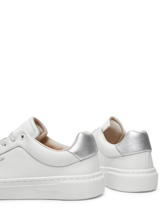 Calvin Klein Calvin Klein Сникърси Cupsole Lace Up W/Ml HW0HW02288 Бял