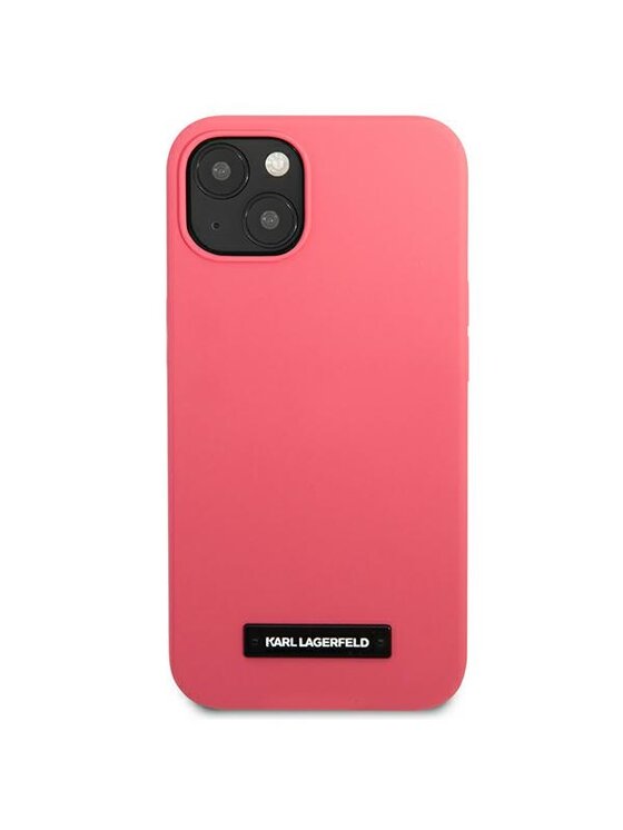 KARL LAGERFELD KARL LAGERFELD Etui na telefon Silicone Plaque Fioletowy
