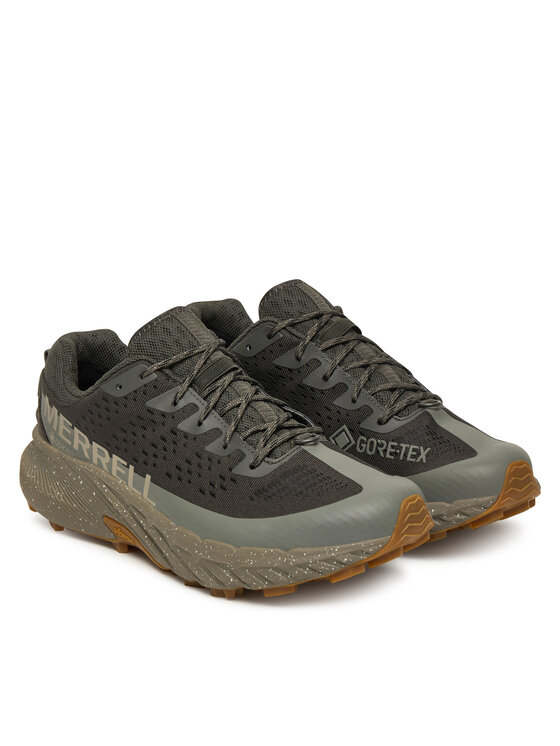 Merrell Merrell Skriešanas apavi Agility Peak 5 Gore-Tex J068701 Haki