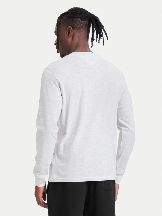 Tommy Jeans Tommy Jeans Longsleeve DM0DM23546 Szary jasny Slim Fit