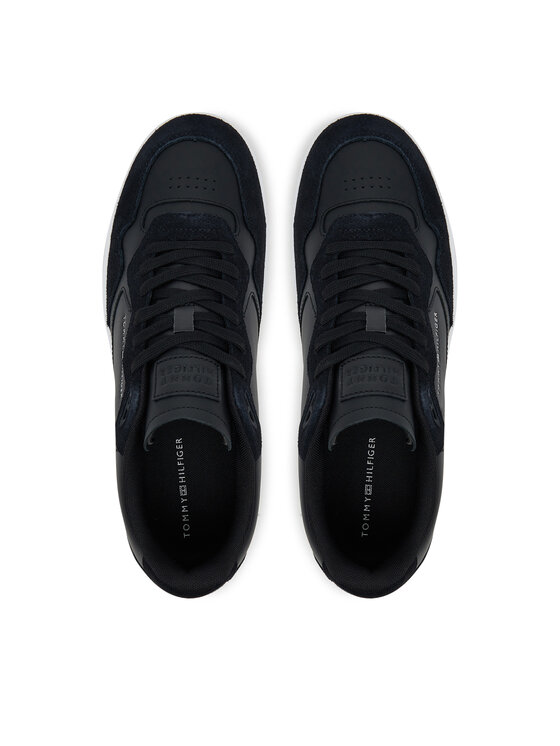 Tommy Hilfiger Tommy Hilfiger Sneakersy Th Basket Better Mix FM0FM05520 Czarny