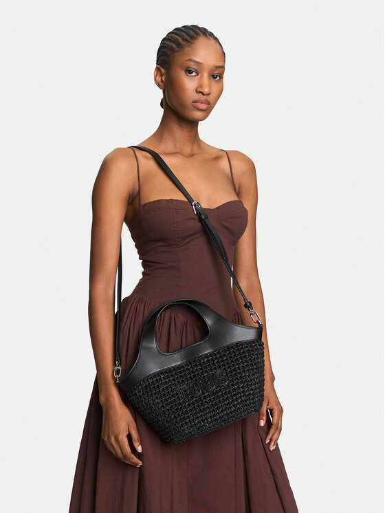 TOUS TOUS Handtasche Lirio Rafia 2002205351 Schwarz