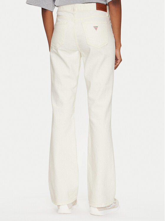 Guess Jeans Guess Jeans Traperice W5GA1S D5M62 Bijela Bootcut Fit