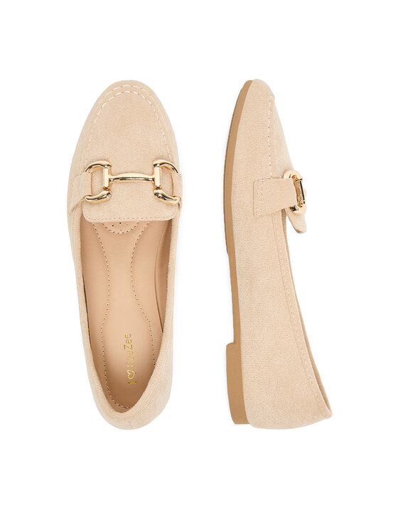 DeeZee DeeZee Loafersy LE601-42 Béžová