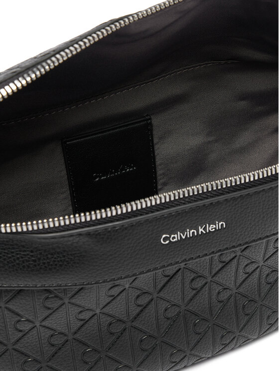 Calvin Klein Calvin Klein Marsupio Emblem Emboss Waistbag LV04D3205G Nero