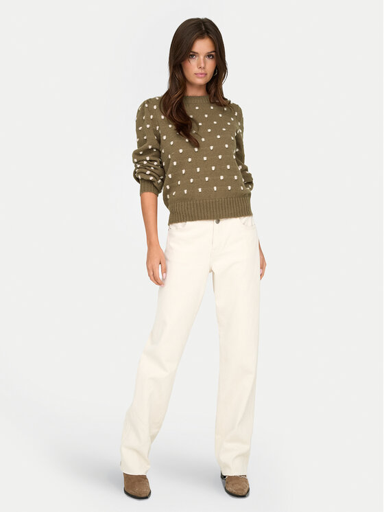 JDY JDY Svetr 15304813 Hnědá Regular Fit