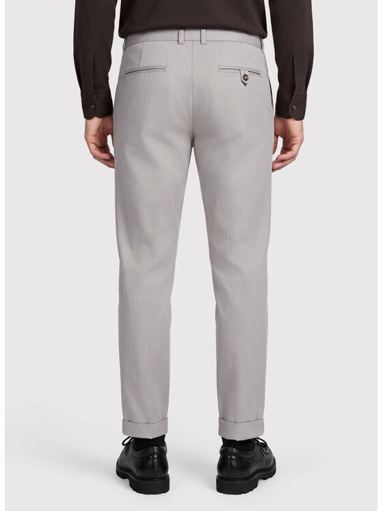 Pako Lorente Pako Lorente Spodnie materiałowe P26WF-WX-011 Szary Straight Fit
